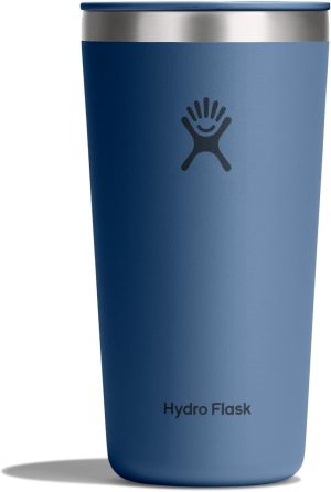 Hydro Flask All Around Tumbler Press-In Lid. Insulated Travel Mug. Stainless Steel Coffee Cup 20 Oz Harbor Blue