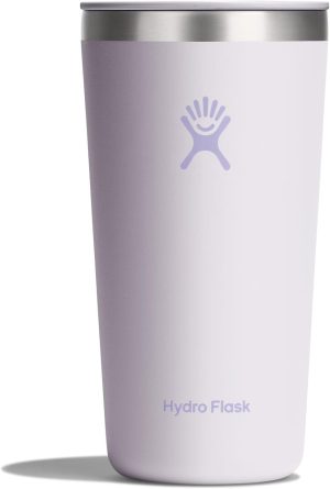 Hydro Flask All Around Tumbler Press-In Lid. Insulated Travel Mug. Stainless Steel Coffee Cup 20 Oz Cloud Pink
