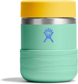 Hydro Flask Insulated Food Container - Snack Container for Kids and Lunch Box - 12 Oz Food Jar in Mermaid Green