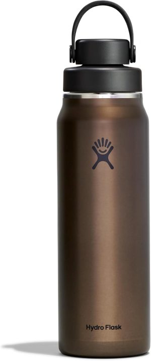 Hydro Flask Lightweight Wide Flex Chug Cap - Insulated Stainless Steel Water Bottle 32 Oz Obsidian