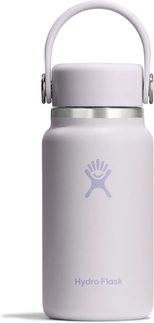 Hydro Flask Micro Bottle - Insulated Mini Leak Proof Flask for Purse or Pocket in 6.7 Oz Cloud Pink